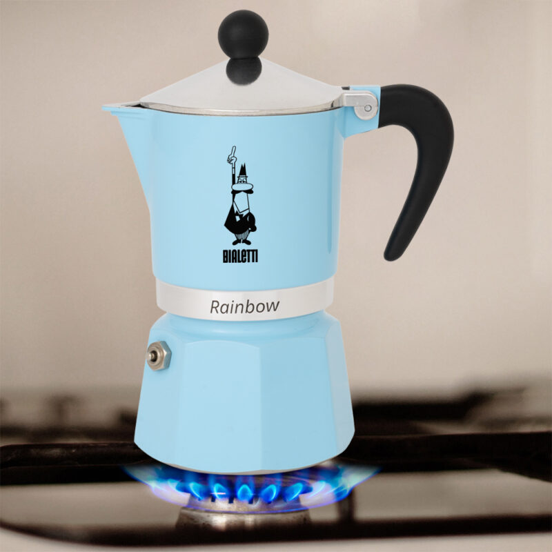 Bialetti Rainbow azurová (různé velikosti) - Image 3