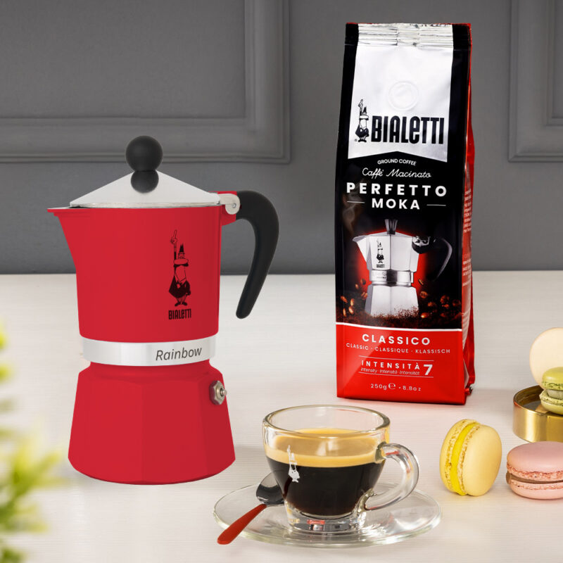 Bialetti Rainbow červená (různé velikosti) - Image 3