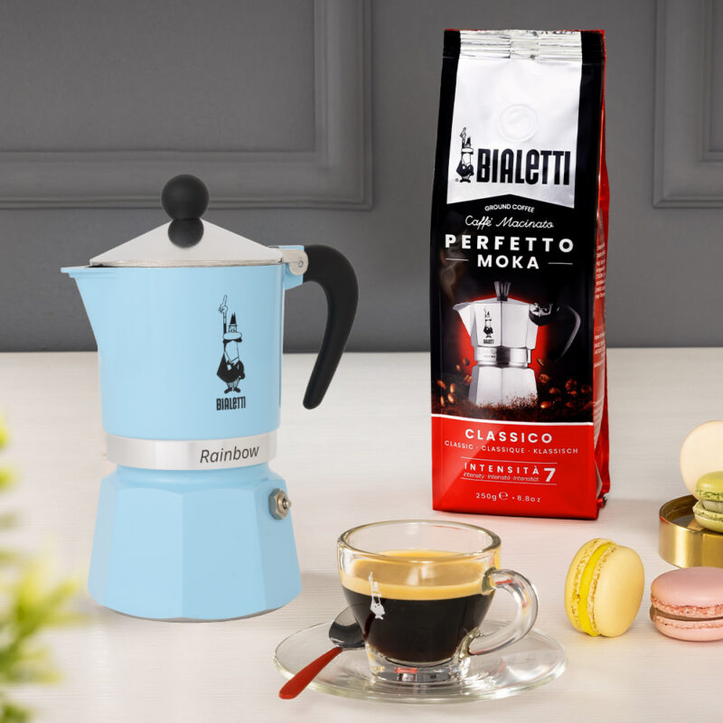 Bialetti Rainbow azurová (různé velikosti) - Image 4