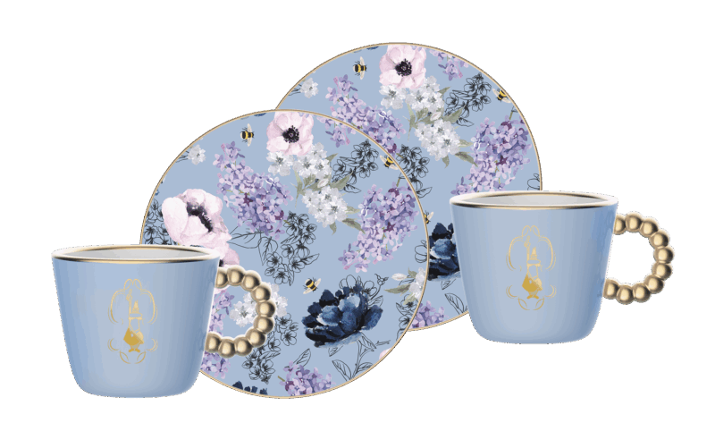 Bialetti set 2 šálků s podšálky Bridgerton