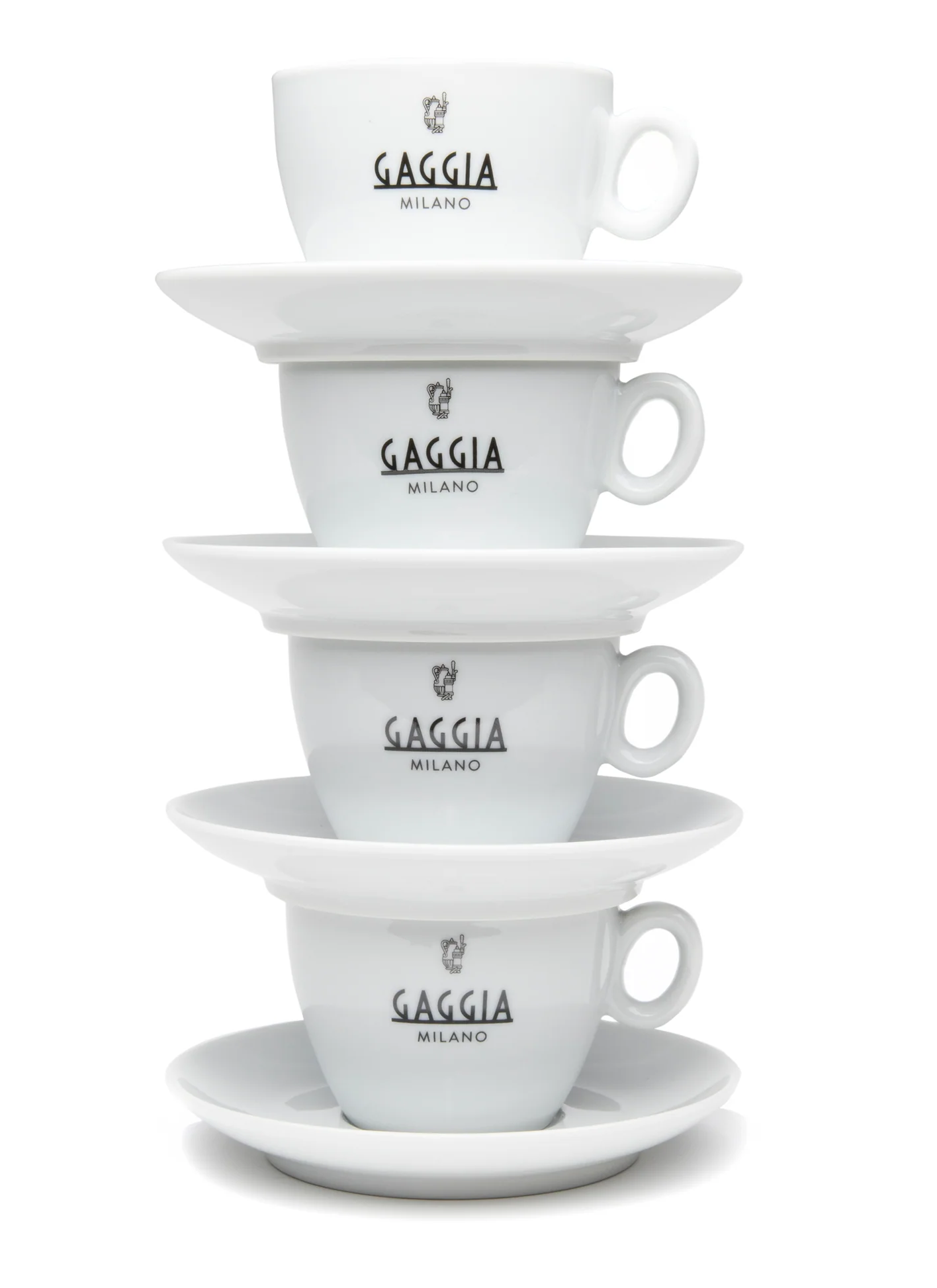 Gaggia šálky s podšálky cappuccino 4 ks - Image 4